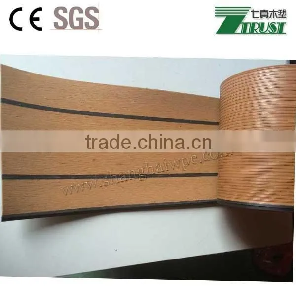 Marine Boat Yacht Synthetic Teak PVC 190*5mm Decking