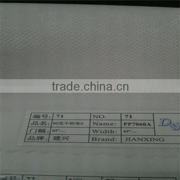 PP Spunbond Nonwoven interling fabric