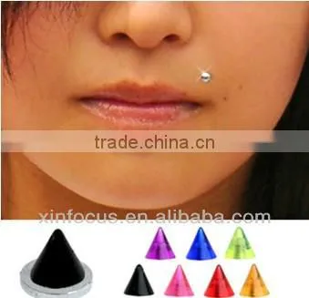 UV Spike Magnetic Fake Labret (Chin, Lips, Monroe, Ear) body jewelry