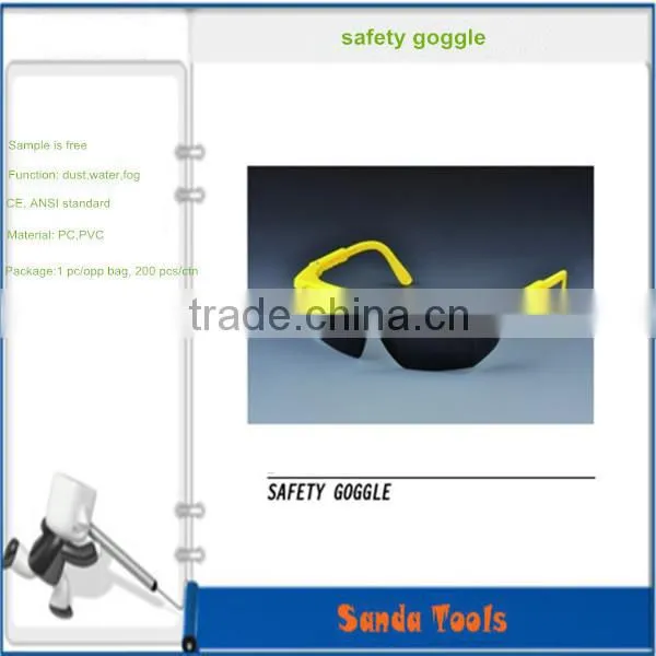 anti fog black lens safety goggles