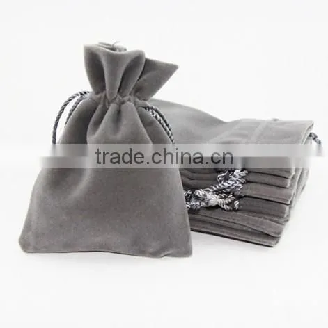 christmas wedding gift bag jewelry velour pouch,small jewelry pouch,black velvet gift bags pouch