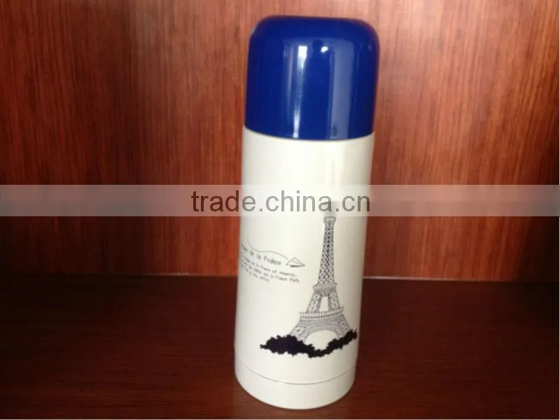 Fashionable design stainless steel vacuum bullet type flask
