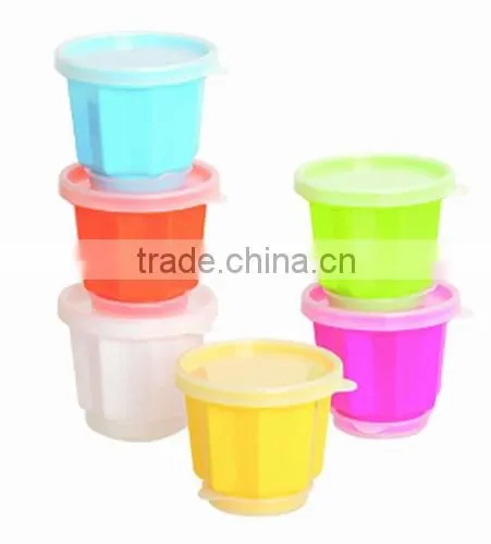 2014 Lovely style of 6pcs ice cream container set for sale