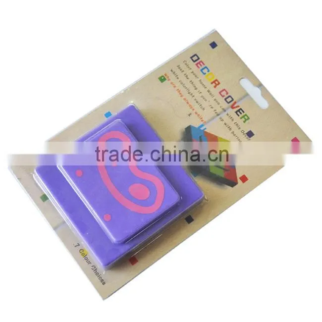 Promotional gift pushbutton waterproof light switch cover