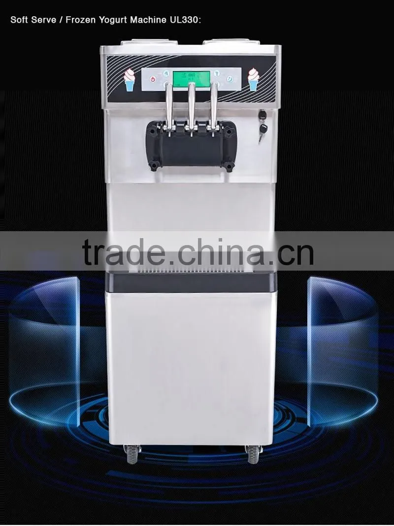 3 Flavor Cheap Soft Ice Cream Cone Machine Price For Sale
