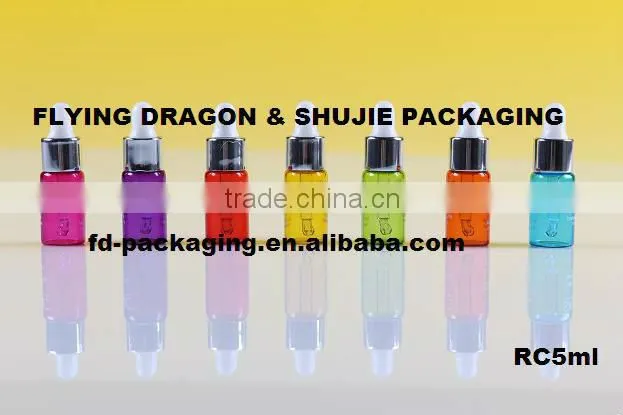 5ml Dropper glass botlle,for essence, serum and essential oil (ITEM NO.:RC5ml)
