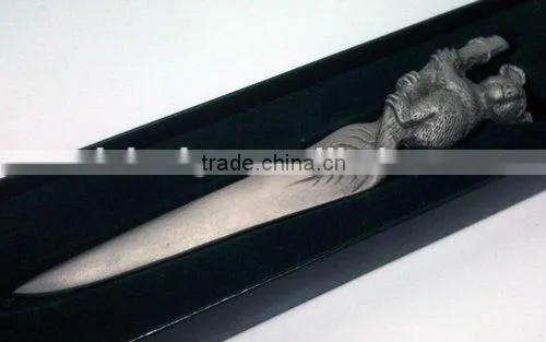 Egg Shaped Plastic Tumbler Letter Opener/promotional tumbler egg shaped letter opener