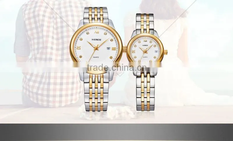 Hot new products china watch factory small MOQ couple lover wrist watch