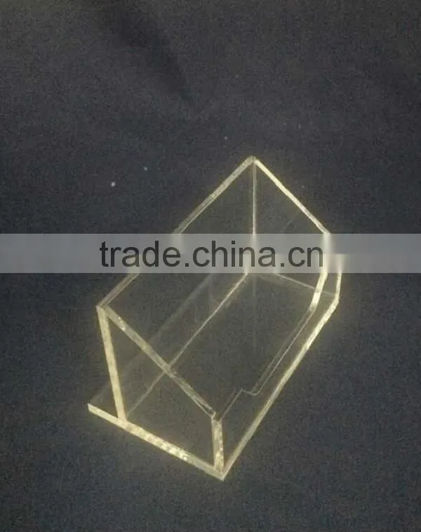 Customized clear acrylic business card holders