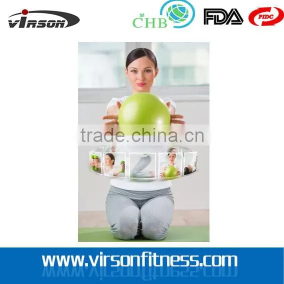 Virson- Sport Fitness Ball, PILATES Mini Stability Ball Kit,Slip Resistant Fitness Ball