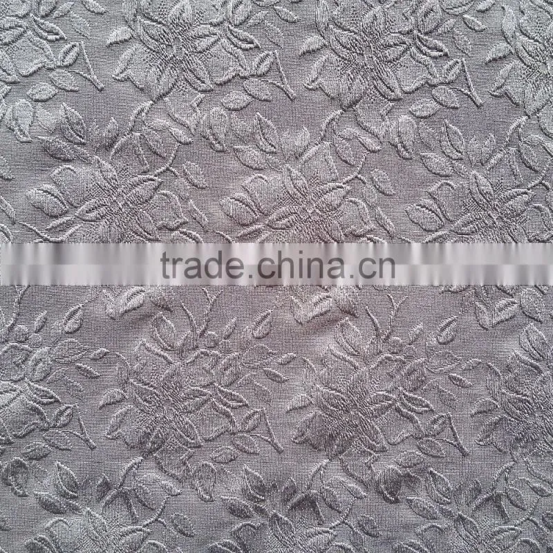Nylon spandex floral jacquard knit fabric