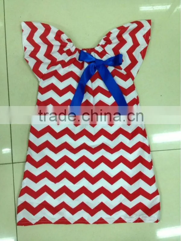 New Arrive Chevron print multicolor cotton skirt Zig zag chevron skirt for girls