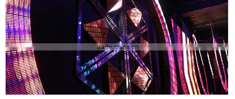 high resolution 180 degree viewing led display for night club usage