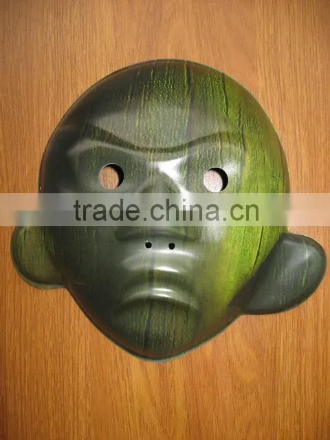Red and Black Custom Made Plastic Halloween Mask for Sale