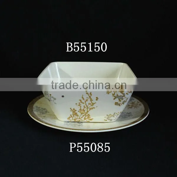 Decorative square dinner set