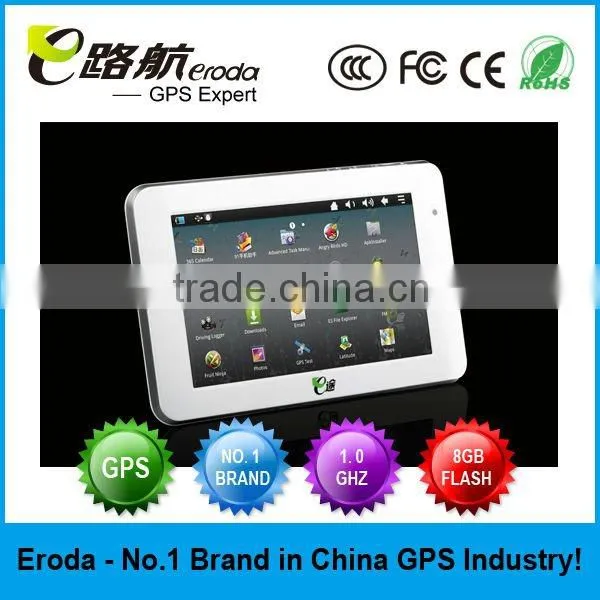 7 Inch Tablet PC Built-in Gps Navigation Android 4.0 NAND Flash 8GB