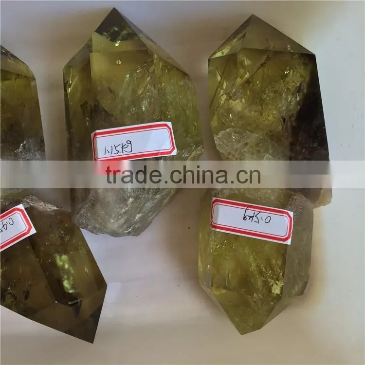 Natural Crystal Citrine Stone Wand Point Wholesale