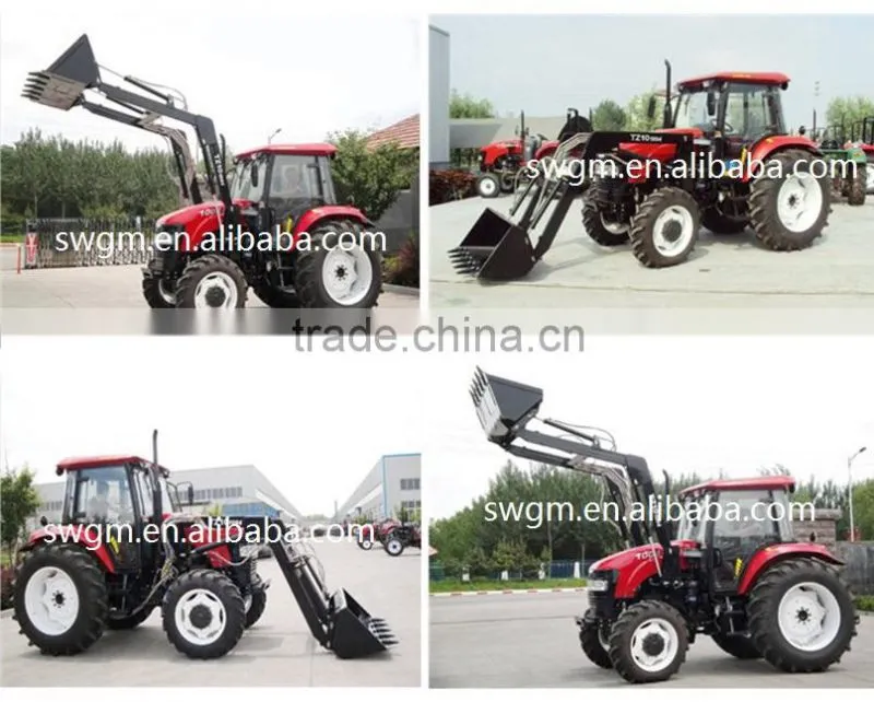 CE certificate TZ-10 Front end loader for Foton 854 85HP 4WD tractor