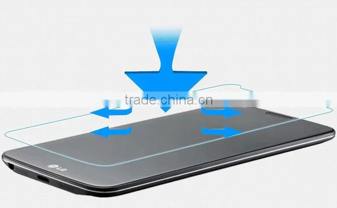 Guangzhou Suppliers 2.5D 0.3mm Tempered Glass Screen Protector For LG G3