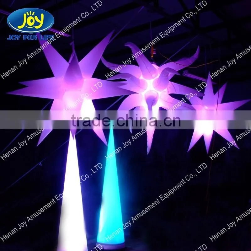 Hanging Star LED Inflatable Party Decoration, LED Inflatable Star