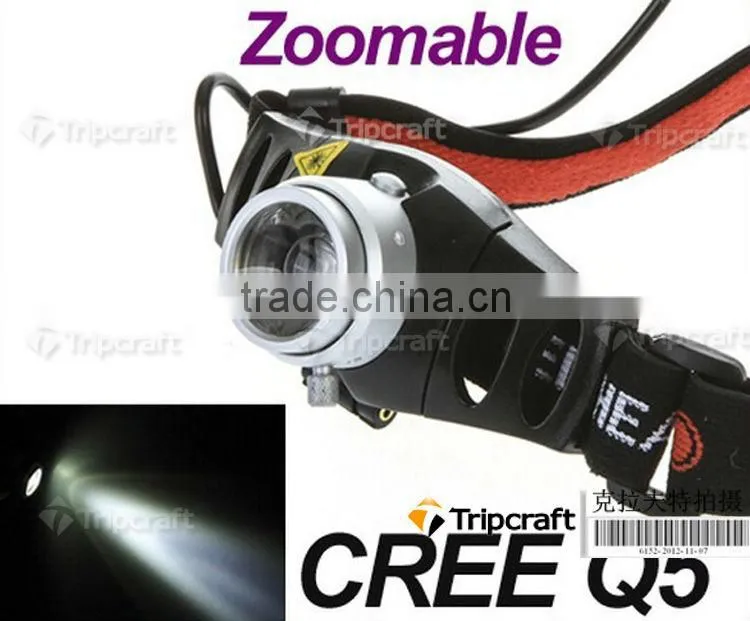 500LmQ5 LED Bike Bicycle Headlight Lamp /Headlight Headlamp / Hat Light,5pcs/lot, drop shipping
