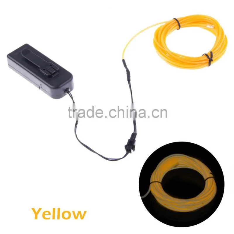 3M Flexible Neon Light Glow EL Wire Rope Car Party Different Colors
