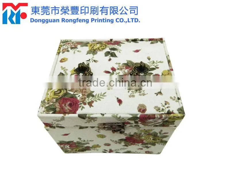 Classic velvet lined storage box