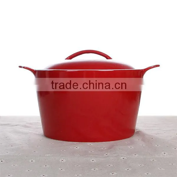 Color glaze stoneware casserole dish with lid Factory directly sale