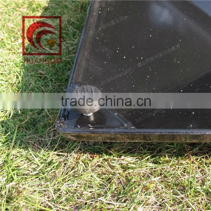 Factory direct special, wrought iron metal table legs, double-column steel table frame