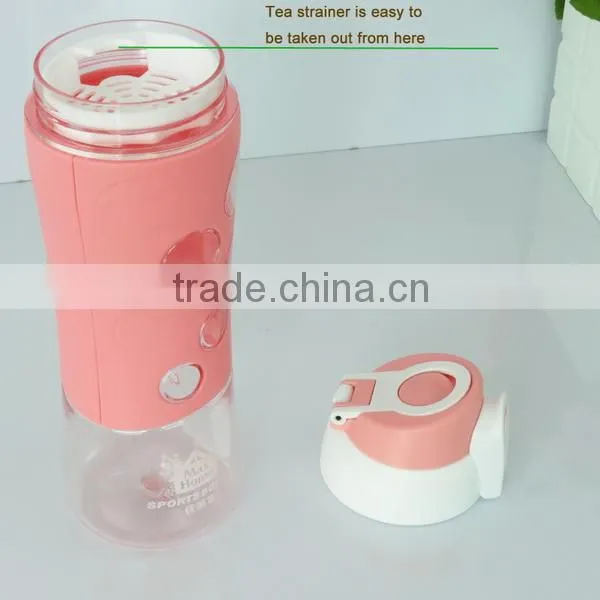 710 ML hygienic sports bottle with filter