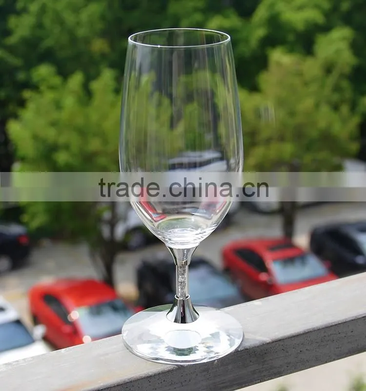 Custom wholesale creative fashion personality silver wine glass silverware drinking for party wendding