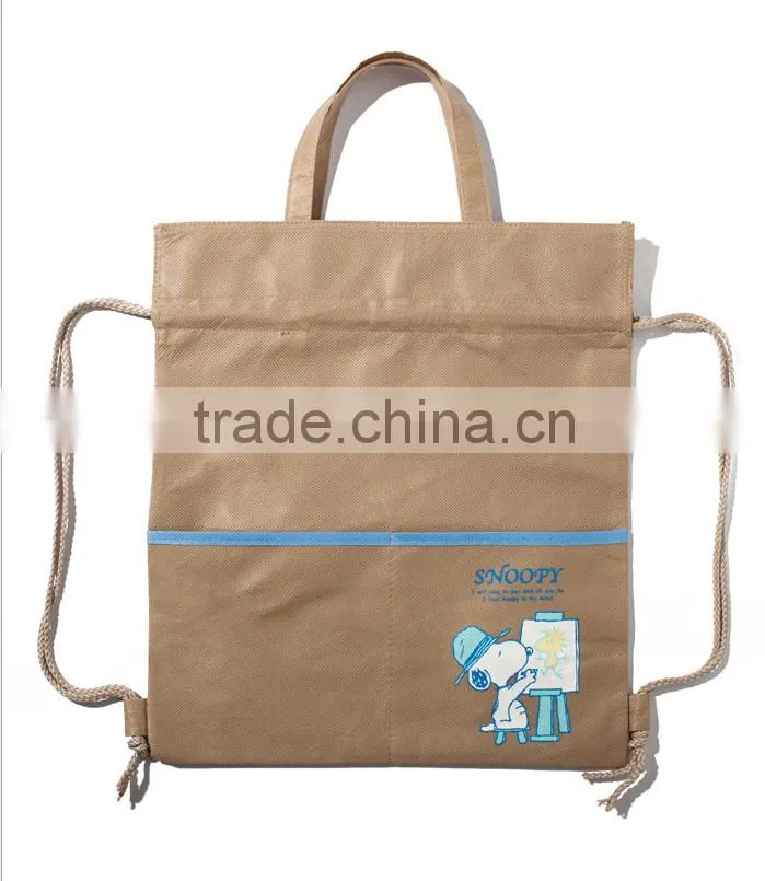 Marketing Non Woven Custom Drawstring Bag