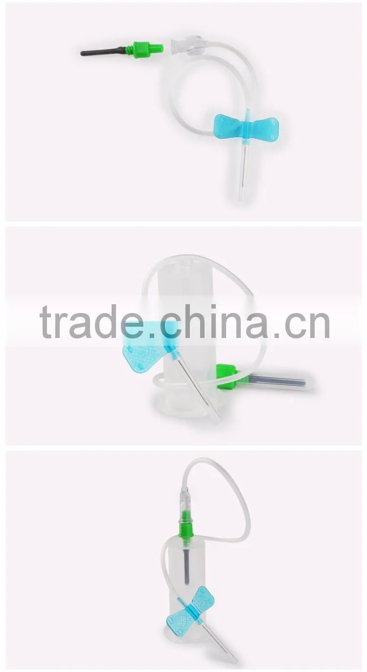 Design disposable colorful butterfly collection needle for blood test