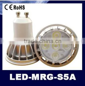 5W 36degree narrow beam angle led spotlight gu10 led bulb light