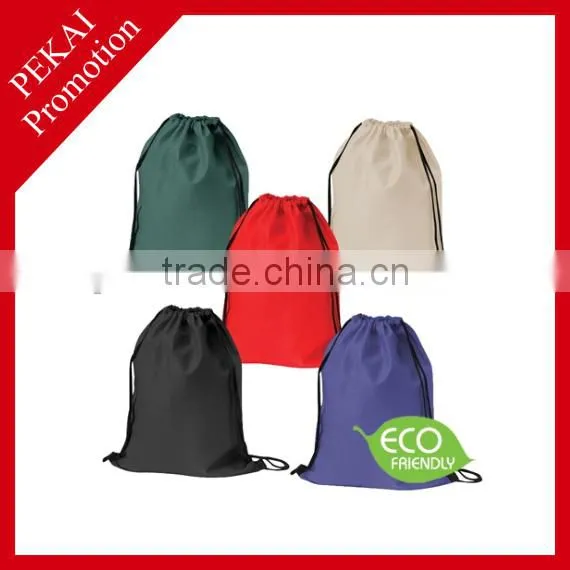 2015 Hot Selling Wholesale Promotional Cheap Drawstring Cotton Bag