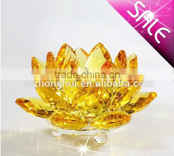 clear crystal flower, crystal gifts, crystal decoration
