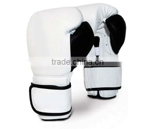 Leather professional boxing gloves