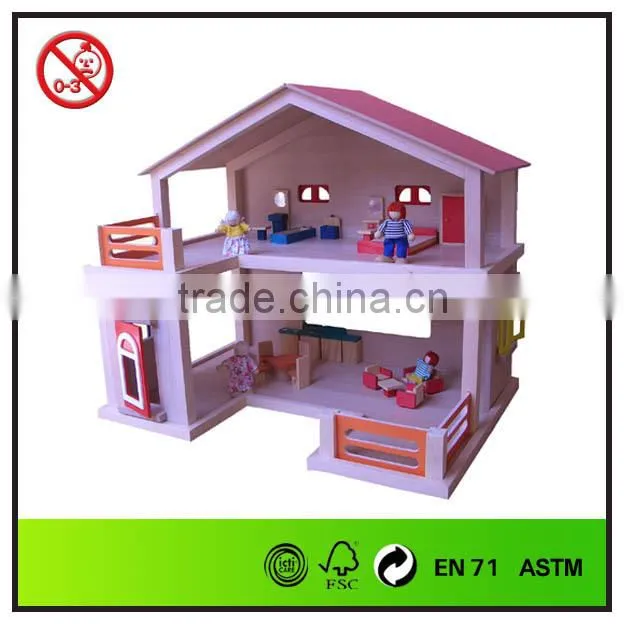 Three Storied Wooden Dollhouse