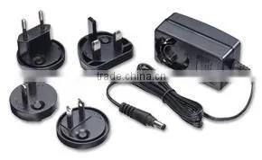 Alimentation multi-pays ECO 12V DC 1.25A 5.5/2.1mm male
