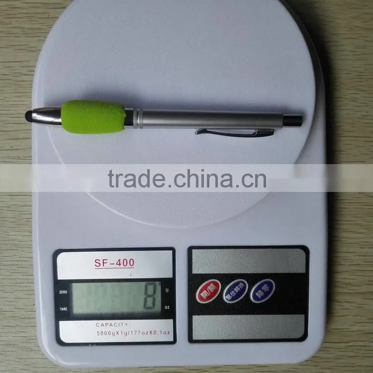 Dubai wholesale market EVA soft grip retractable plastic stylus pens