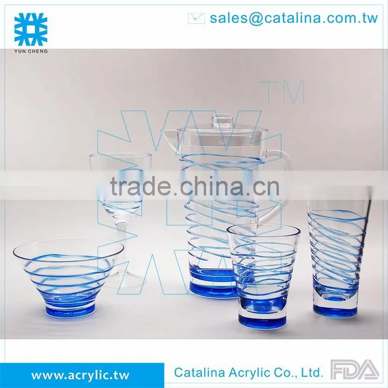 Clear Acrylic 2.45L ICE CUBE PITCHER