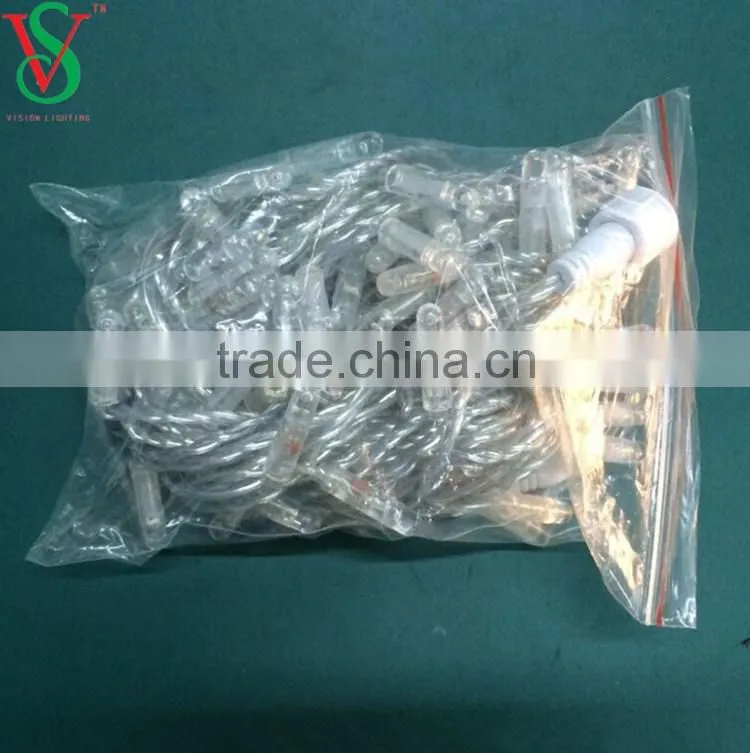 PVC Black Color Cable LED Strip for Tree Decoration Lights