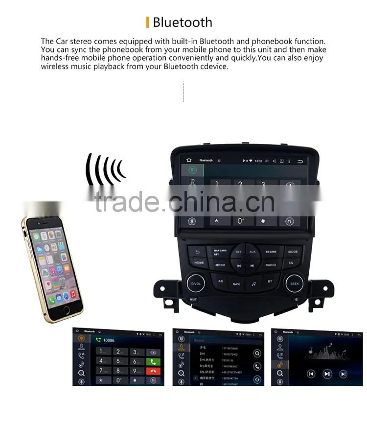 8 Inch 2 din Black screen stereo sounds CPU 1024 600 Android 1GB DDR3 car gps dvd player OEM for Chevrolet Cruze 2008 2011