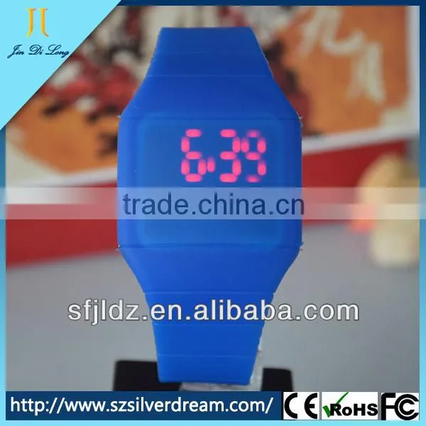 Colorful Fashion Digital LED Touch Screen Sport Wrist Watch Unisex