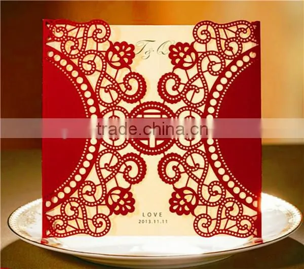 made in china small size best wishes paper card for letterpress