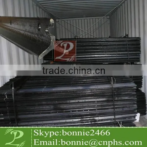 Steel black Y type wholesale fence posts(factory & trader)