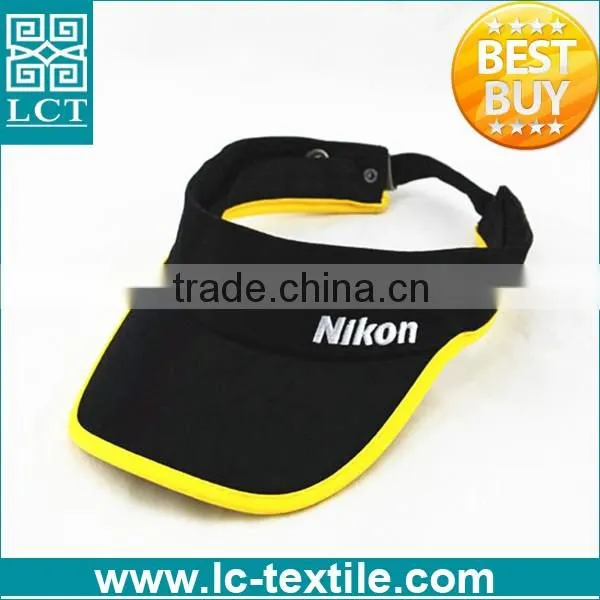 2016 new design customize sunvisor hat for staff employee LCTN1900