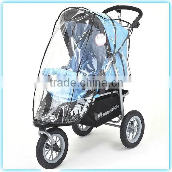 2015 high quality best selling good plastic rain cover for baby pram