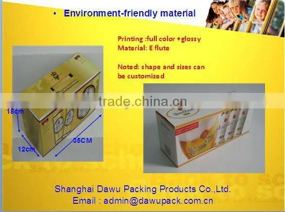 6 bottles packing wine box