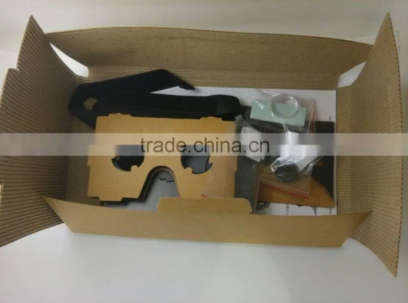 China factory google cardboard 3d vr movies glasses